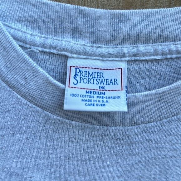 Vintage Alan Kulwicki Medium Gray T-shirt NASCAR Winston Cup Champion 1992 - Picture 5 of 9